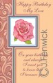 greeting card six cards six envelopes 89724