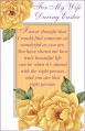 easter wife greeting card
