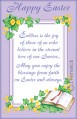 religious easter greeting card