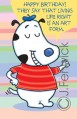 humorous birthday greeting card
