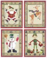 CASE of LARGE sized classic Christmas gift bags 8X018LG