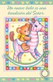 new baby religious spanish greeting card six cards six envelopes 01019