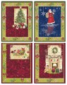 CASE of JUMBO sized traditional Christmas gift bags 8XM020JU