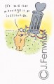 greeting card six cards six envelopes 10041